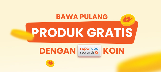 Bawa Pulang Produk Gratis dengan Koin RupaRupa Rewards