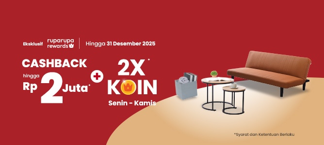 Ada Cashback + Bonus 2x Koin di SELMA