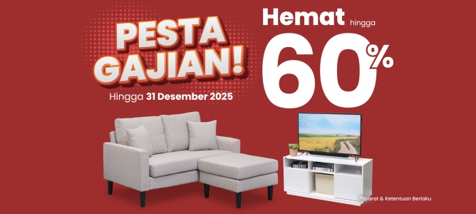 Pesta Gajian SELMA, Hemat hingga 60%*