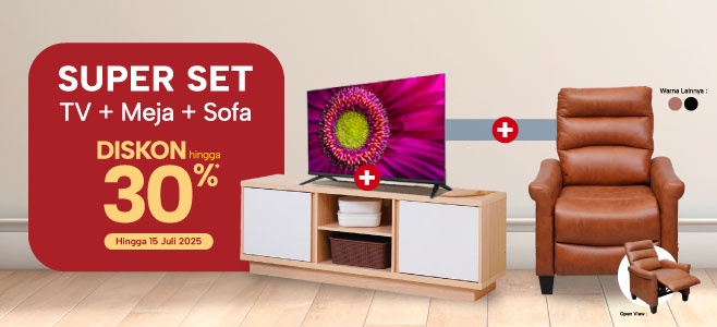 Super Set Hemat hingga 30%*