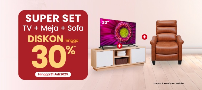 Super Set Hemat hingga 30%*