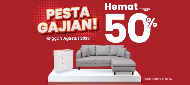 Pesta Gajian di SELMA, Hemat hingga 50%*