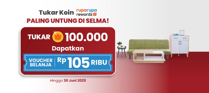 Tukar Koin Ruparupa Paling Untung di SELMA!