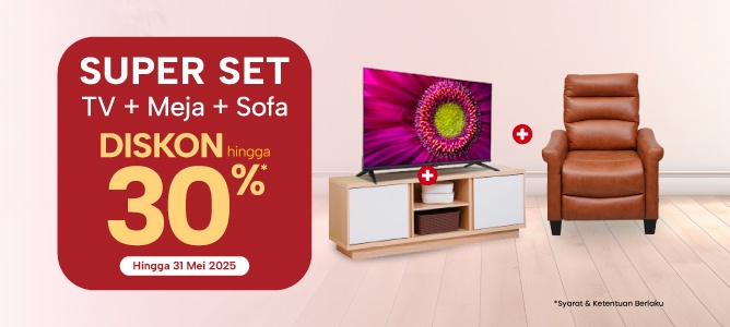 Super Set Hemat hingga 30%*