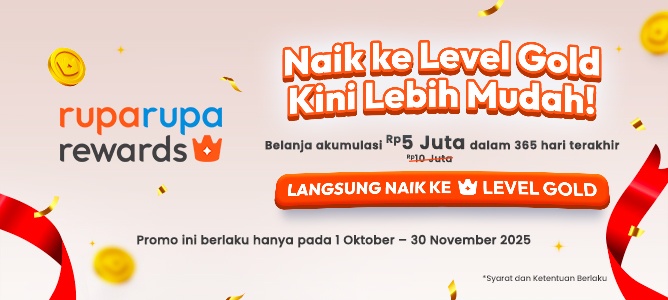 Upgrade ke Gold Member Ruparupa, Lebih Gampang di SELMA