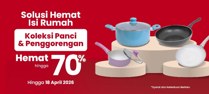 Aneka Alat Masak SELMA Hemat hingga 70%*