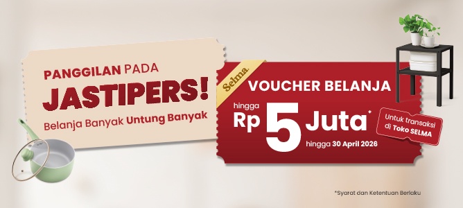 Voucher hingga 5 Juta Spesial Jastiper!