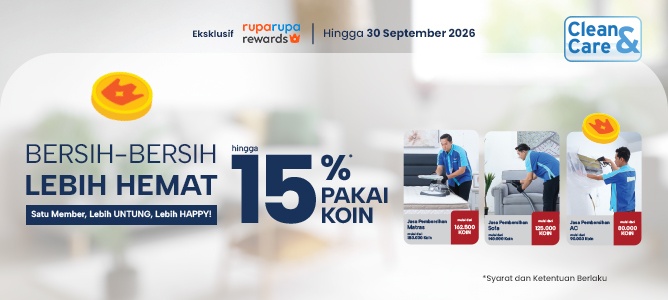 Bebersih Rumah Lebih Hemat Pakai Koin