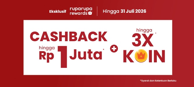 Cashback + Bonus Koin Akhir Bulan di SELMA