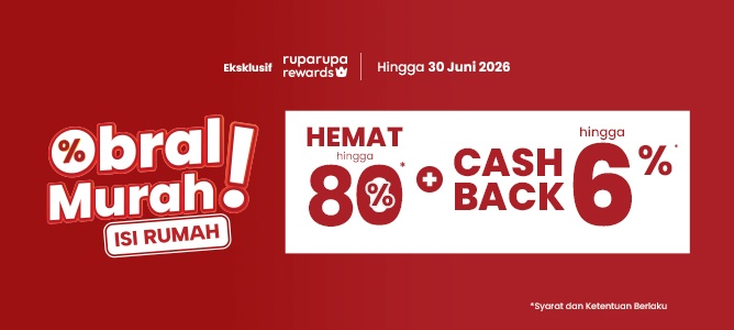 Obral murah di SELMA Bonus Cashback