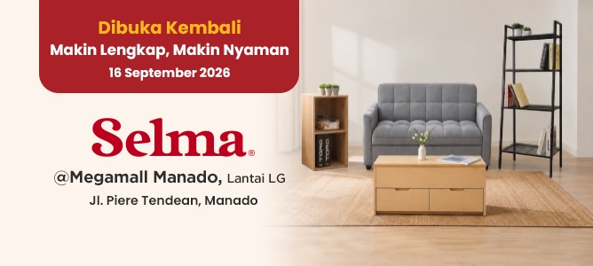 DIBUKA KEMBALI Selma Megamall Manado, Makin Lengkap & Harga Terjangkau!