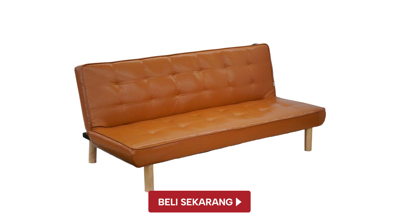 Sofa Bed Kulit Leticia - Perabot Masa Kini - Selma