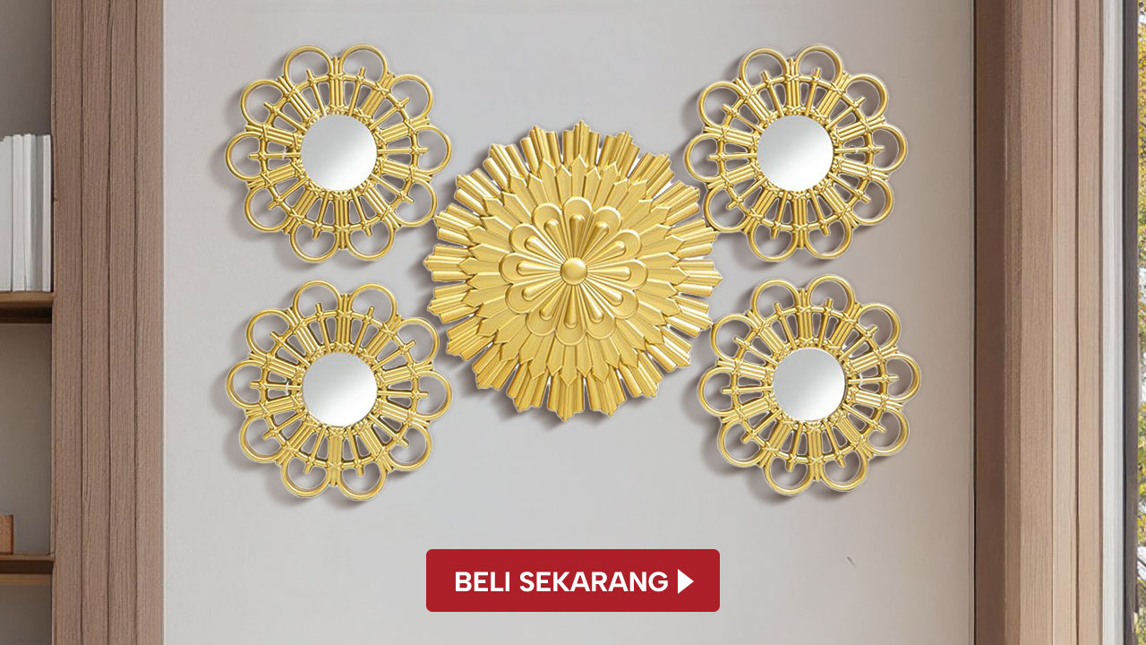 Set 5 Pcs Siwah Hiasan Dinding - Dekorasi Ramadan - SELMA