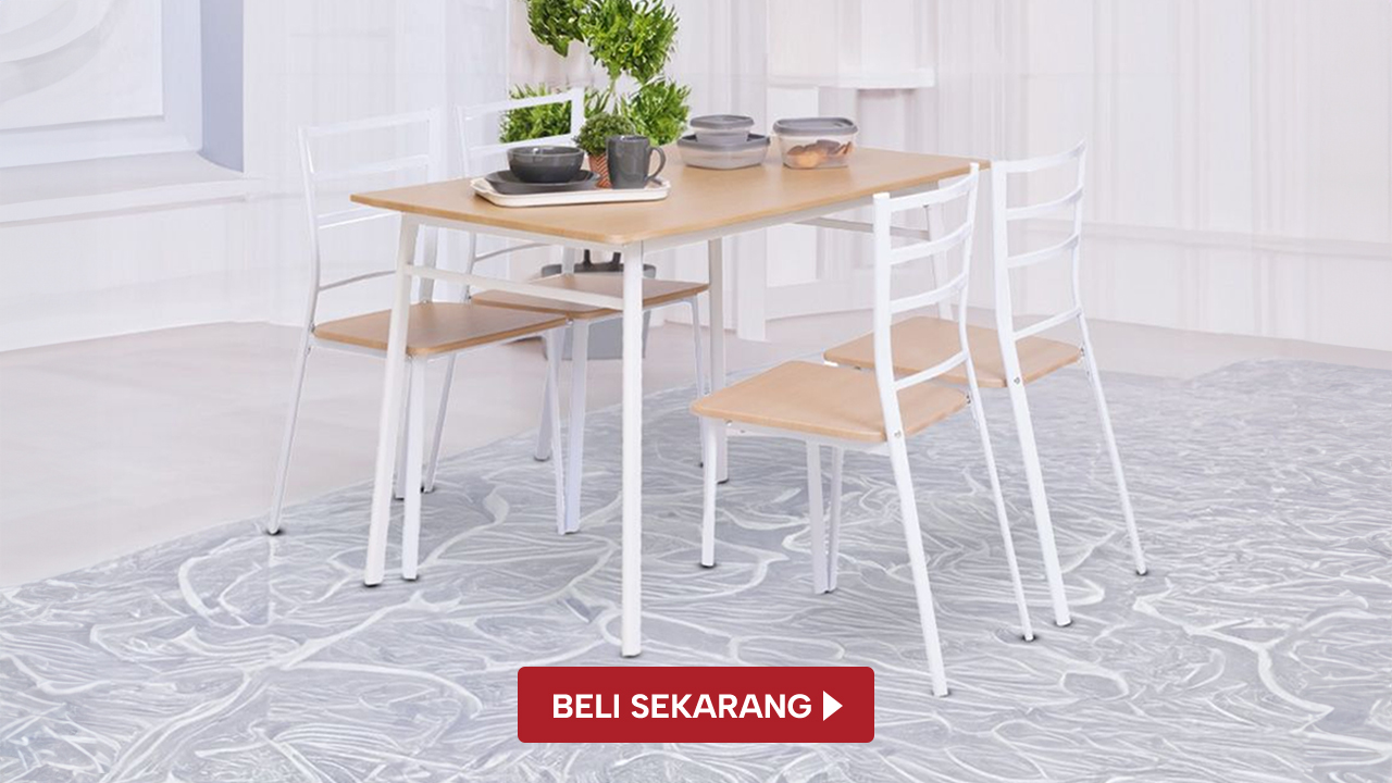4. Set Meja Makan Harris - Tahun Baru - SELMA
