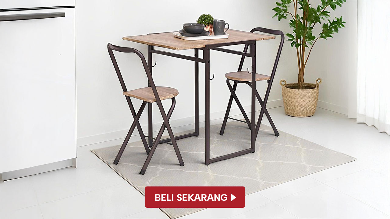 Set Meja Makan Lipat Lazio - Sambut Tamu Ramadan - SELMA